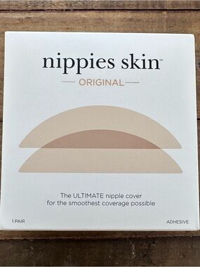 ⭐️ NWT Nippies Original Sticky Silicone Pasties Creme